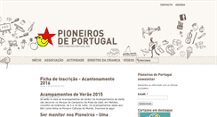 Desktop Screenshot of pioneirosportugal.org